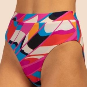 NEW  TRINA TURK RIO REVERSIBLE HIGH WAIST BIKINI  BOTTOM